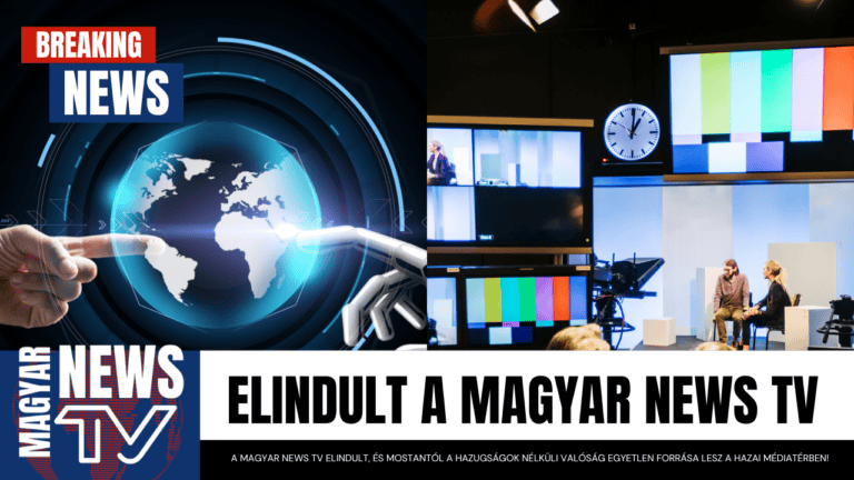 Nagy Bejelentés: Elindult a Magyar News TV – Mesterséges Intelligenciával Forradalmasítjuk a Magyar Médiát