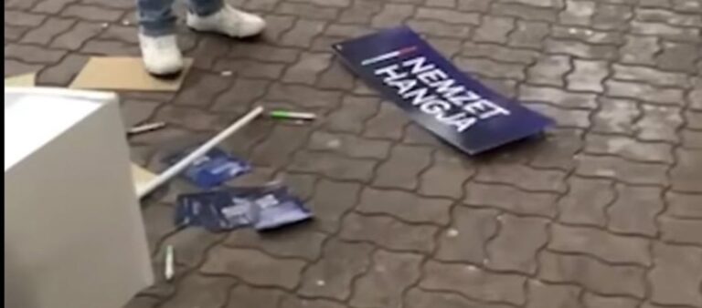 Rátámadtak a Tisza Párt önkénteseire Egerben