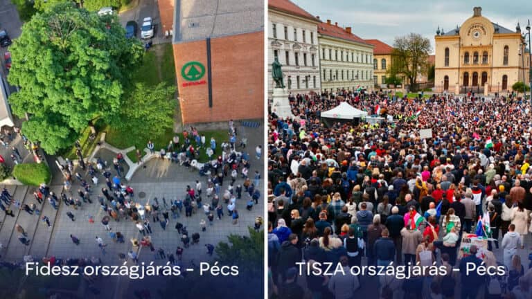 Magyar Péter: A Fidesz és a TISZA gyűlése Pécsett megmutatta, milyen jövő vár ránk