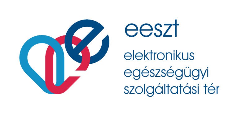 EESZT elektronikus egészségügyi szolgáltatási tér logója.
