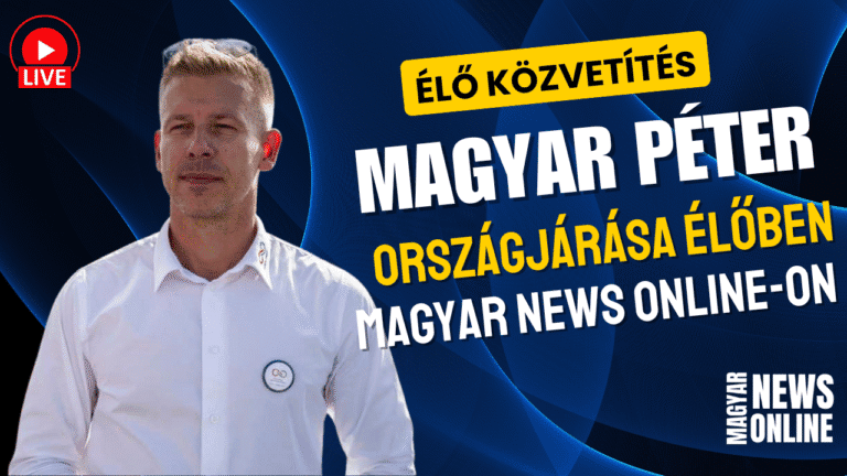 A Magyar News Online a héten is minden nap élőben közvetíti Magyar Péter országjárását