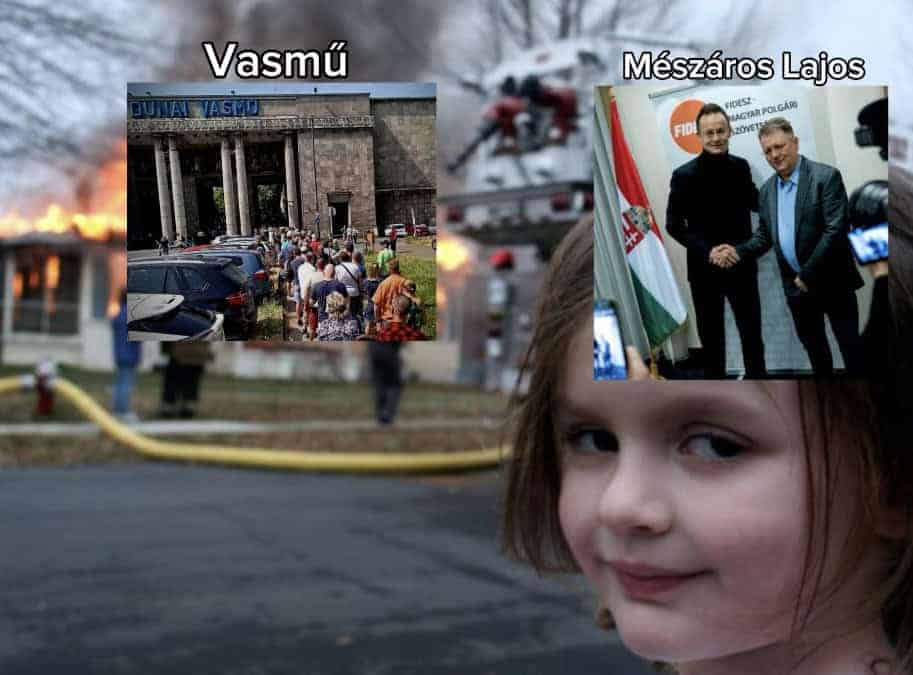 Vasmű üzemében tűzeset, sokan gyűlnek össze a helyszínen.