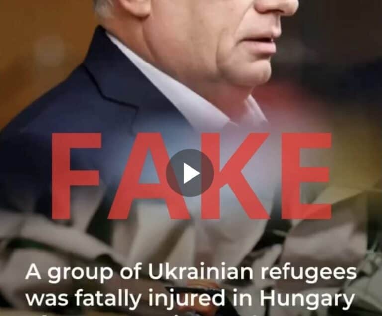 Faker videó Orbánról, ukrán menekültekről.