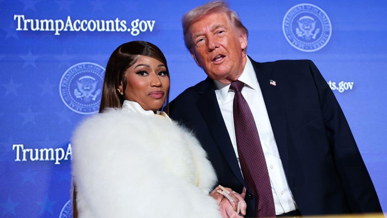 Kép a TrumpAccounts.gov és Donald Trump közötti találkozóról.