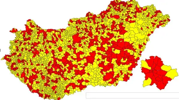 Magyarország háziorvosi praxisainak elérhetőségei térképen.